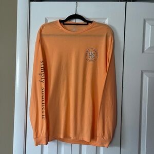 Simply Southern Peach Long Sleeve Tee